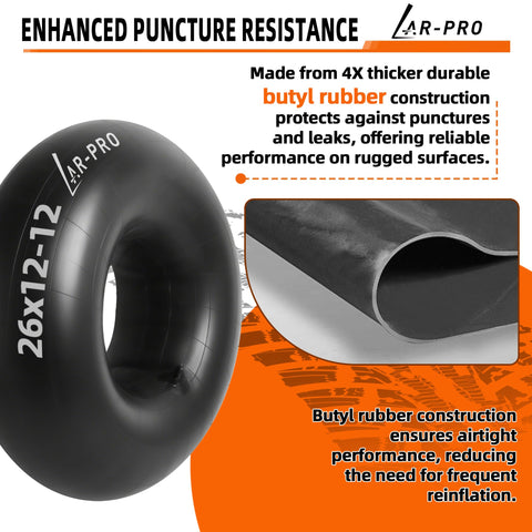 AR-PRO puncture-resistant design reduces downtime on rugged surfaces.