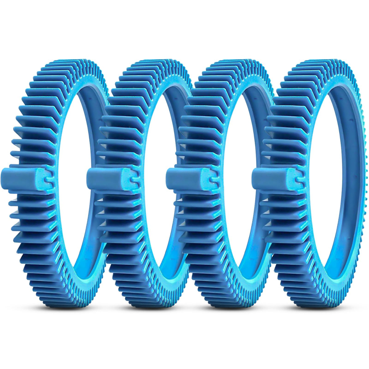 AR-PRO replacement tires Super Hump pack front view demonstrates durable grip for pool cleaners.