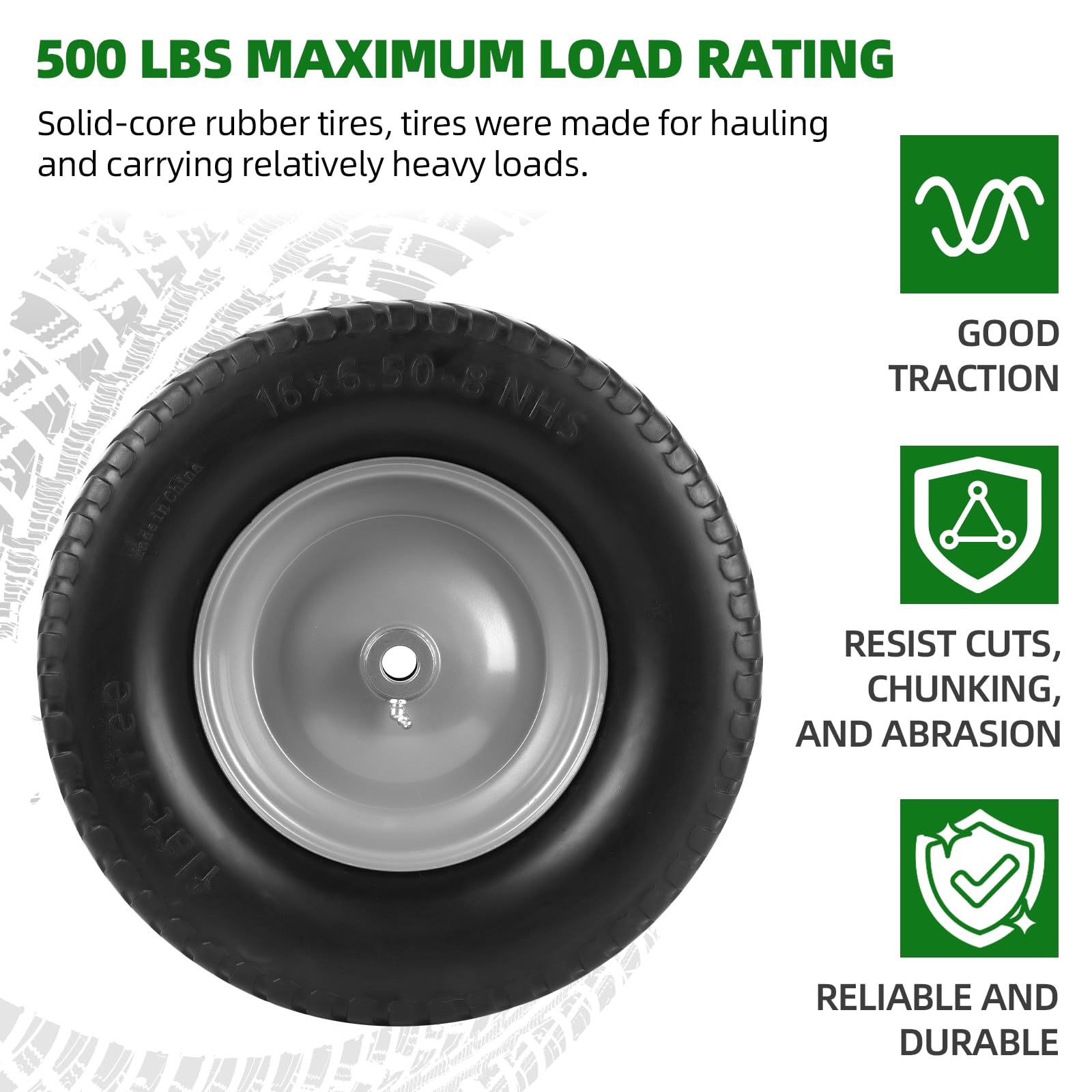 AR-PRO compatible with most riding mowers using this tire size