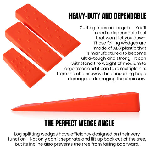 AR-PRO six felling dogs guide and stabilize the trunk during cutting.