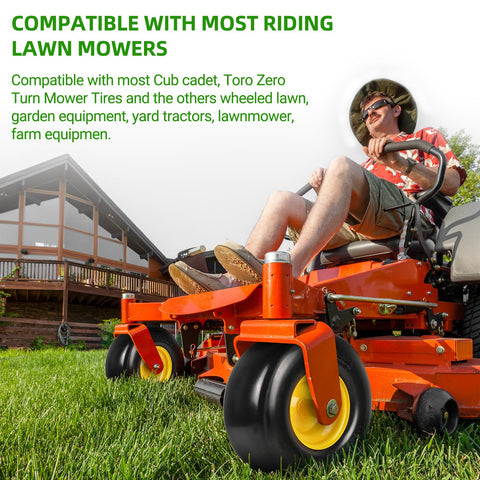 AR-PRO solid rubber tire tread detail for puncture resistance