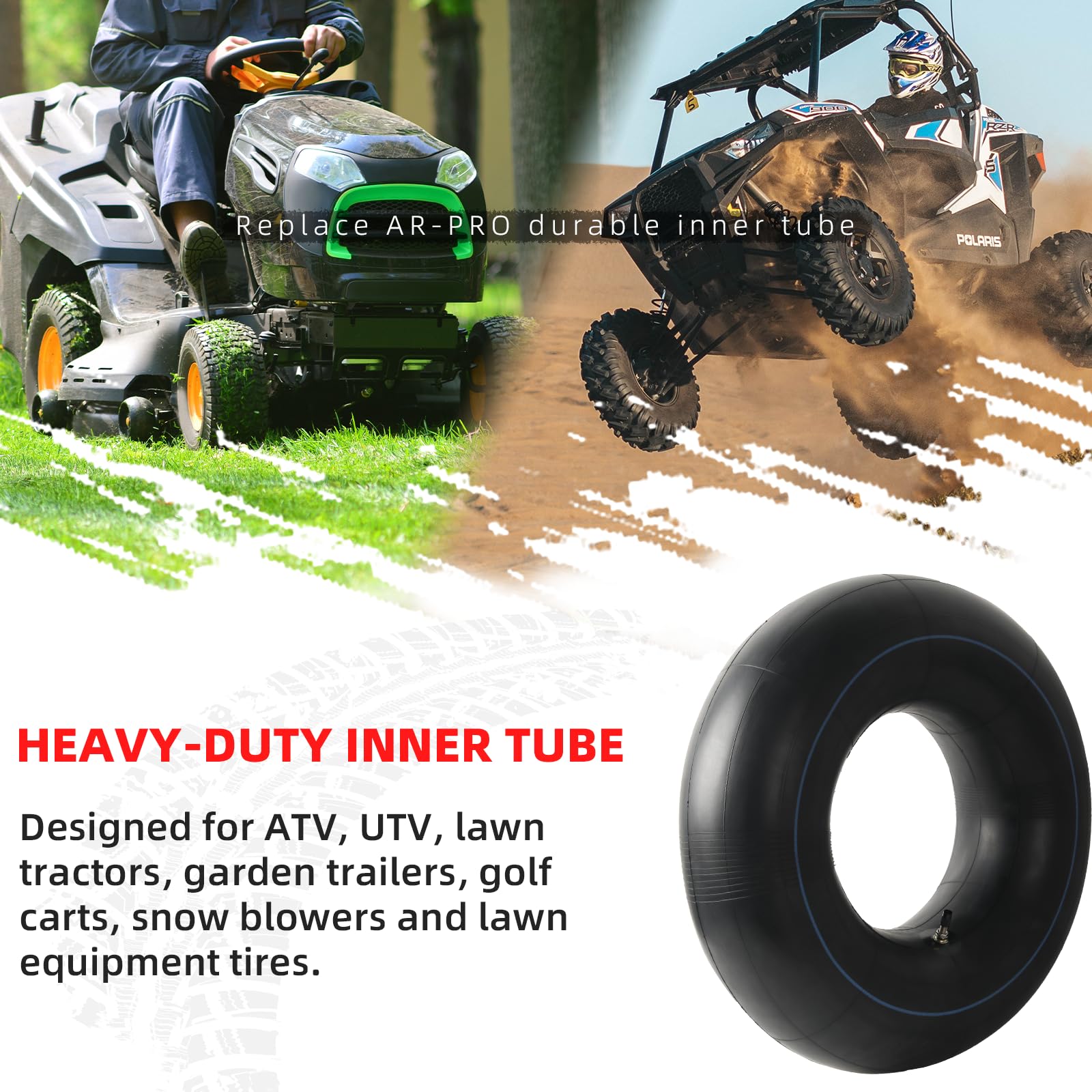 AR-PRO thick butyl rubber construction provides puncture resistance for outdoor equipment.