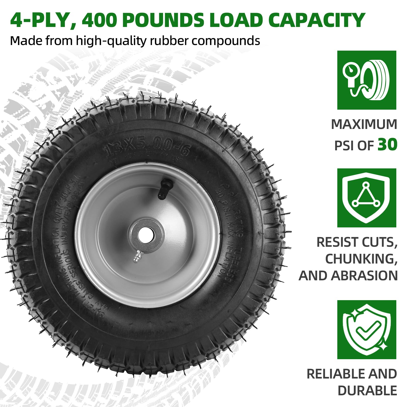 AR-PRO 3/4-inch bushings close-up indicating secure fit with compatible mowers.