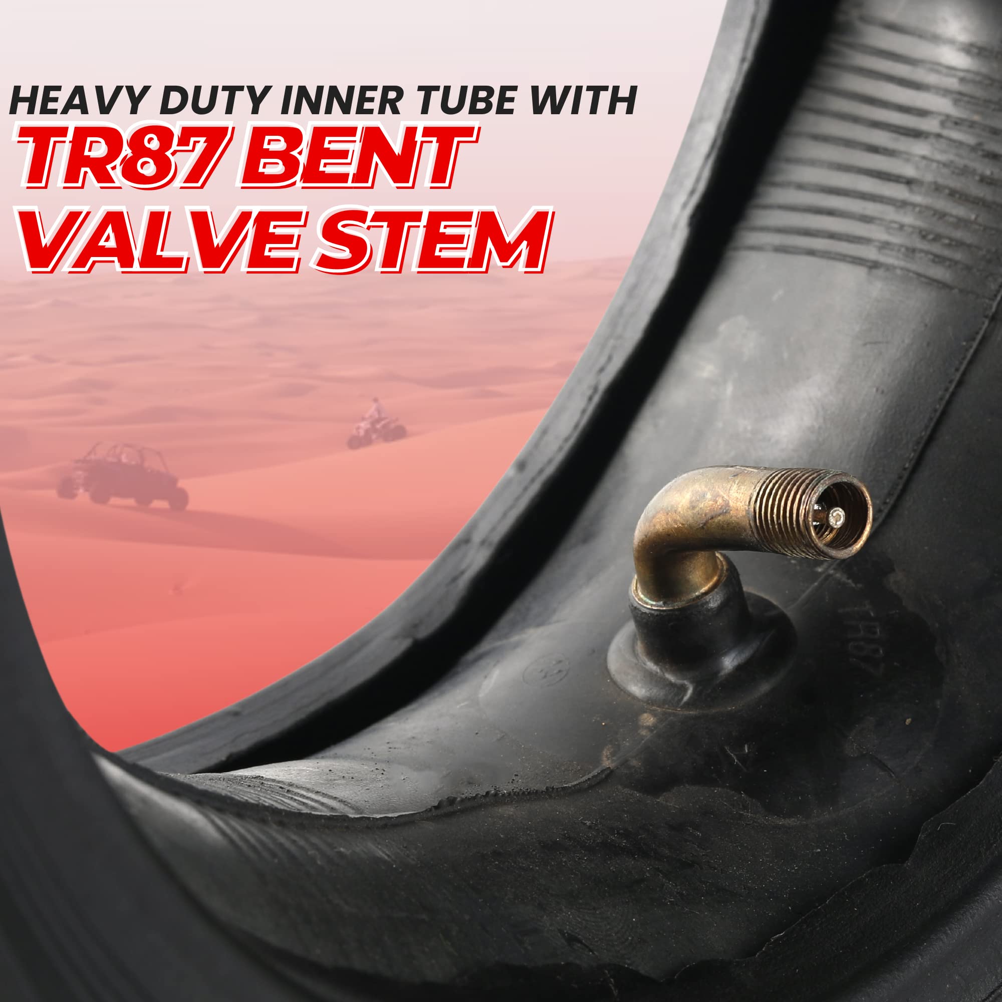 AR-PRO knobby tread enhances dirt performance and traction.