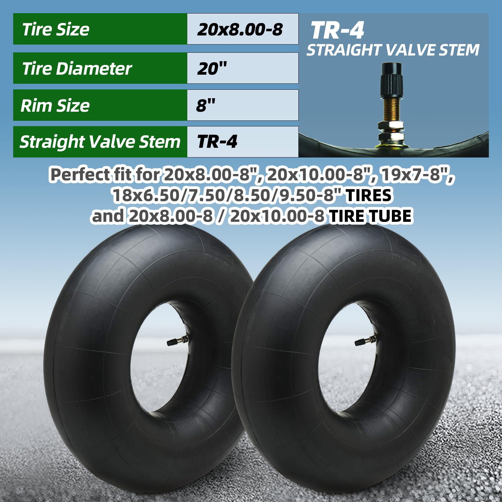 AR-PRO TR-4 straight valve close-up for easy inflation and compatibility.