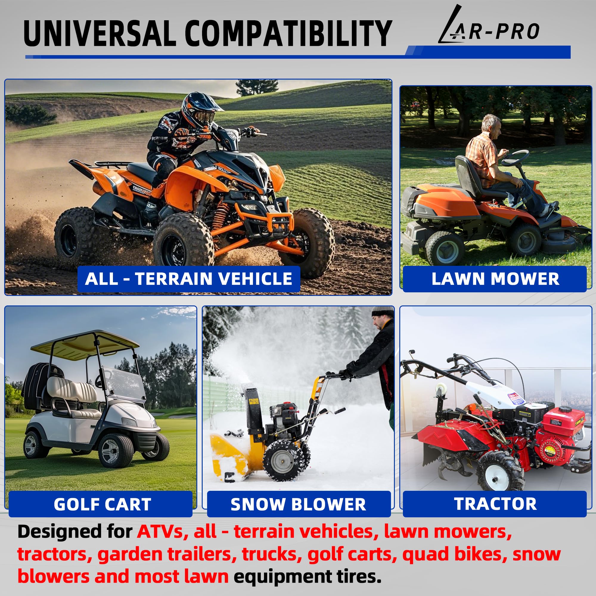 AR-PRO TR6 straight valve stem ensures secure inflation and easy repair.