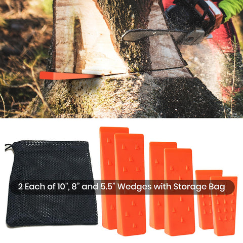 AR-PRO tree-felling setup image showing safe, controlled direction and team-ready gear.