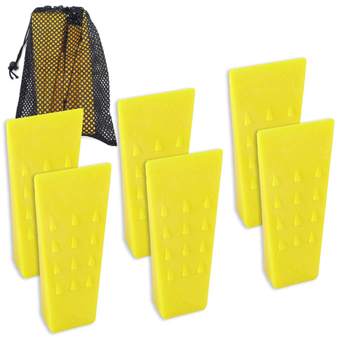 AR-PRO tree felling wedge 5.5 inch elevates the log during cut for safer direction.