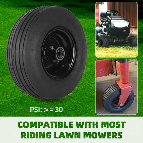 AR-PRO tubed lawn mower tire ready for puncture protection