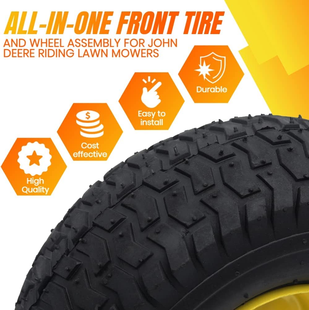 AR-PRO turf-friendly tread protects lawns while maintaining grip on grass and gravel.