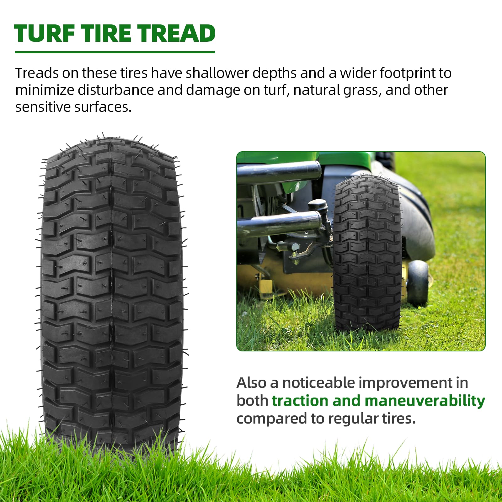 AR-PRO turf-tread reduces surface disturbance and supports lawn stability.
