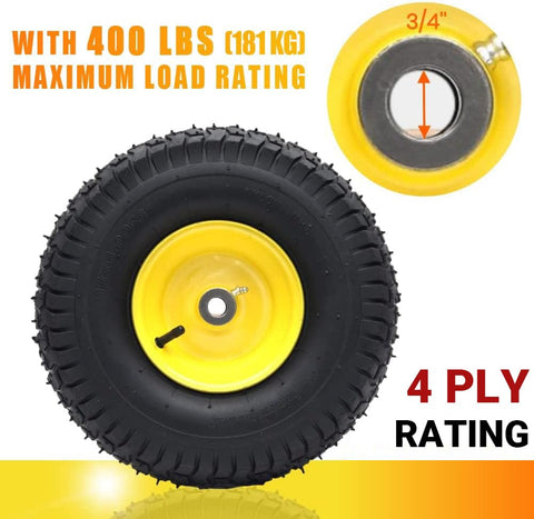 AR-PRO turf-tread design minimizes surface disturbance on lawns