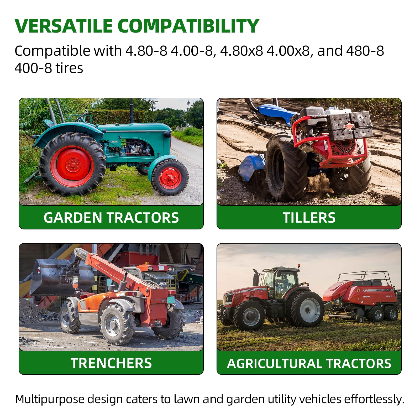 AR-PRO two-pack tires offer a cost-effective upgrade for equipment.