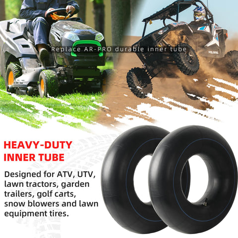 AR-PRO two-pack inner tubes ready for ATV, tractor, or trailer tires.