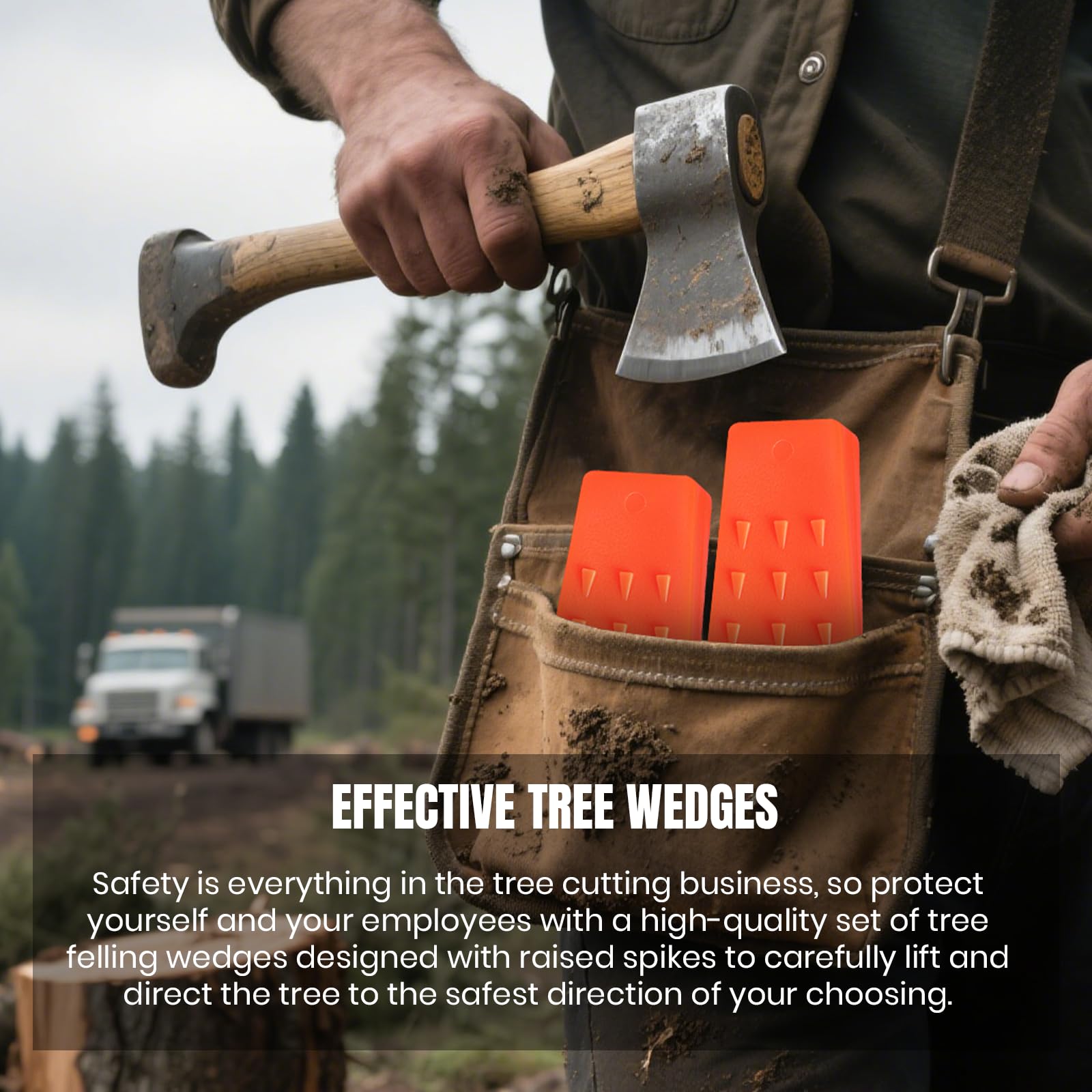 AR-PRO two sizes fit medium to large trees for versatile felling.