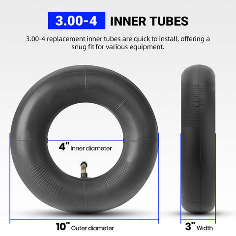 AR-PRO universal 3-00-4 inner tube fits 10-inch tires