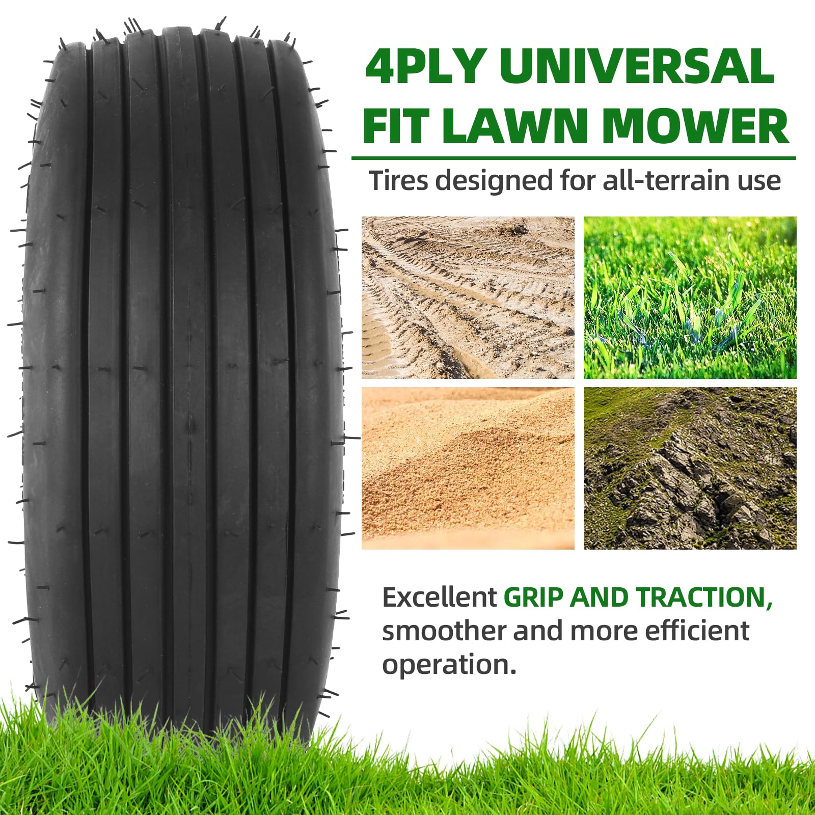 AR-PRO universal compatibility supports riding mowers and turf tractors