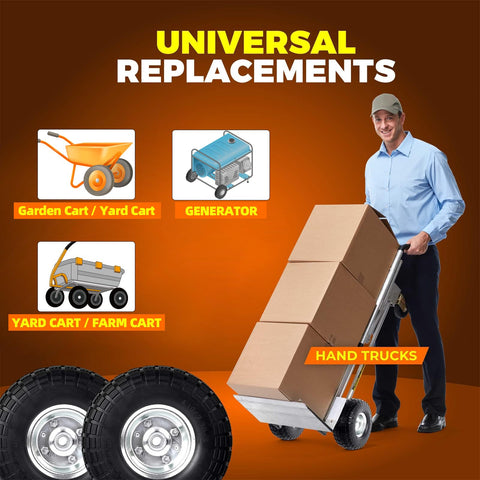 AR-PRO universal utility tire suitable for hand trucks wheelbarrows and dollies.