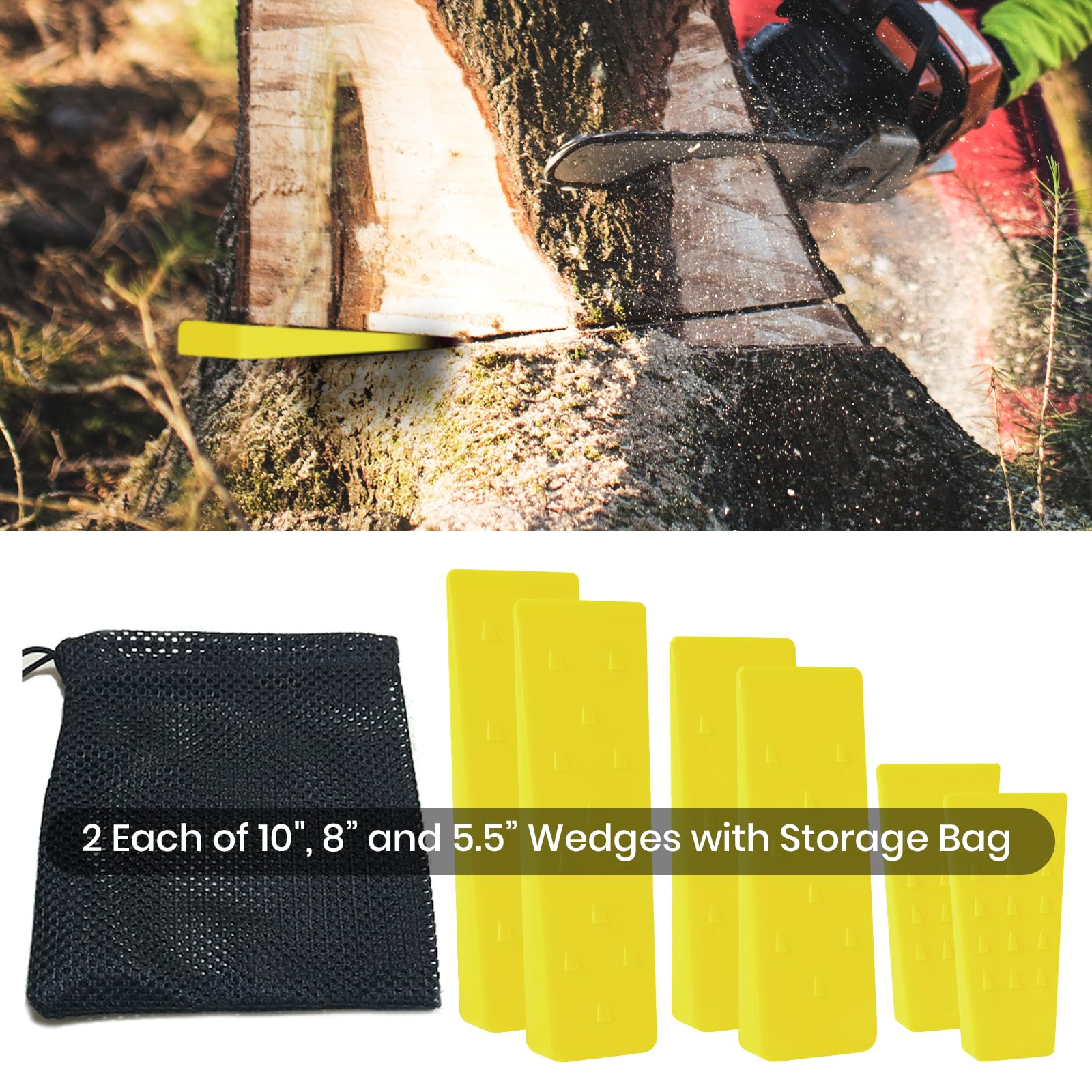 AR-PRO complete wedges kit ready for diverse cutting tasks.