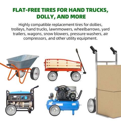 AR-PRO tire on a wheelbarrow—durable, slip-resistant grip for yard tasks.