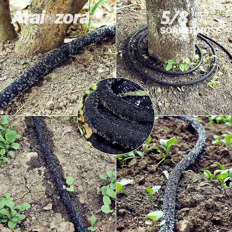 Araiozora Soaker Hose UV-resistant shell withstands sun exposure