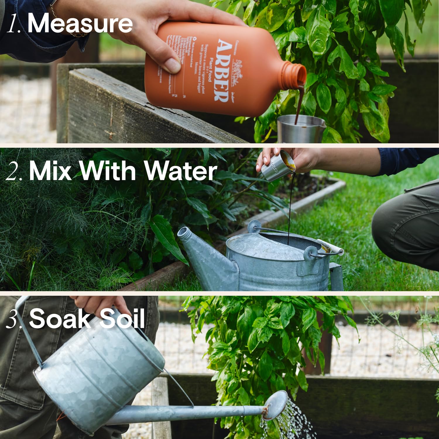 ARBER organic label confirms safe, bee-friendly fertilizer.