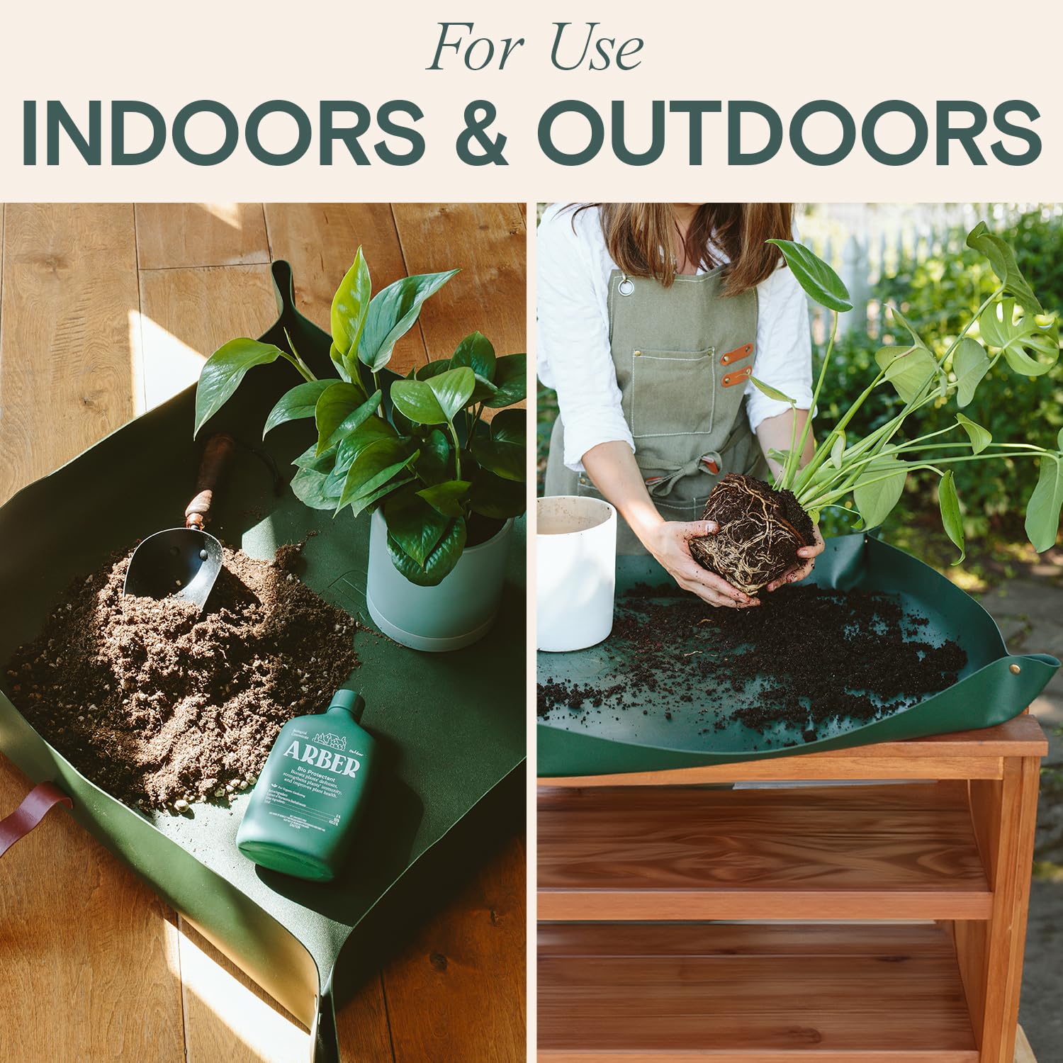 ARBER 30x30 work area fits most 4–12 inch pots