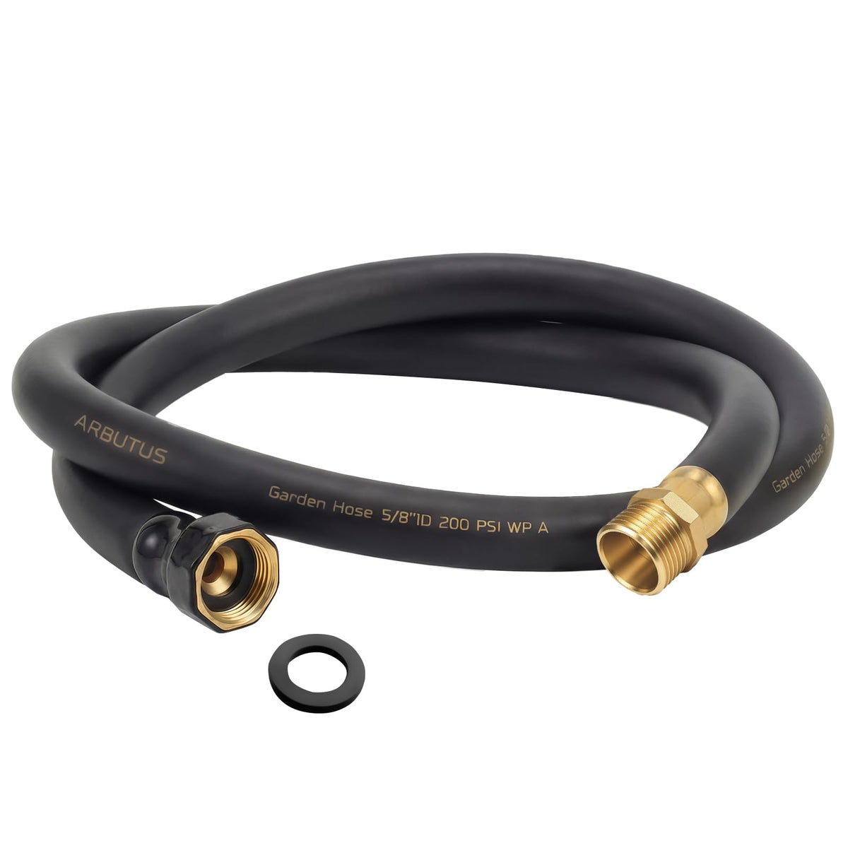 ARBUTUS garden hose with brass connector for leak-free watering and car wash use