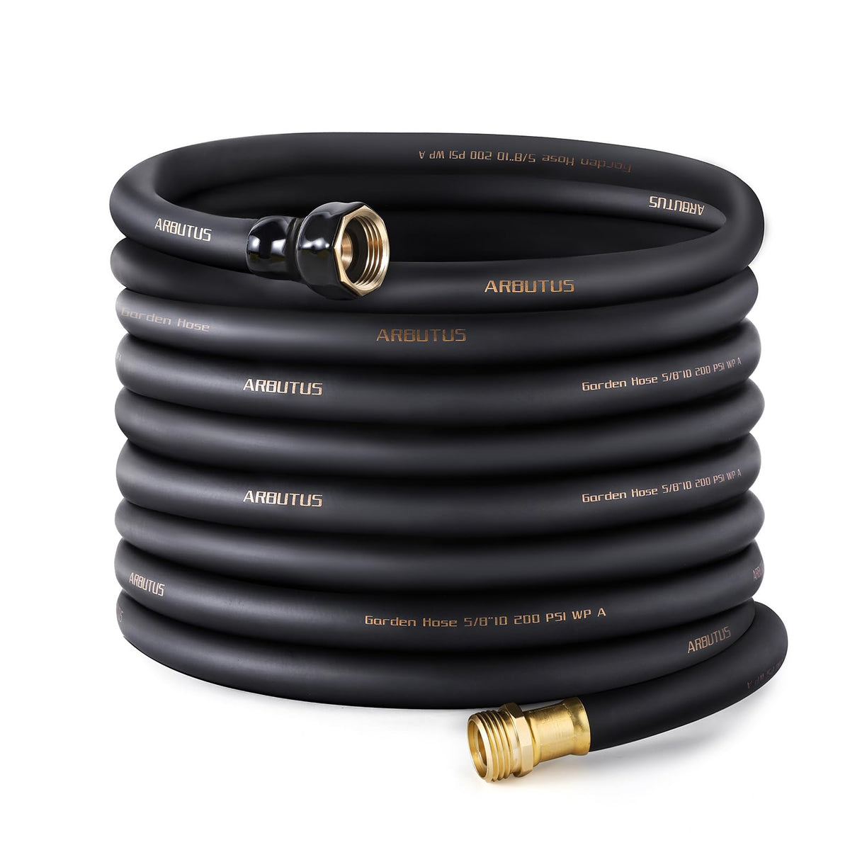 ARBUTUS garden hose 75ft with brass connector for leak-free outdoor watering