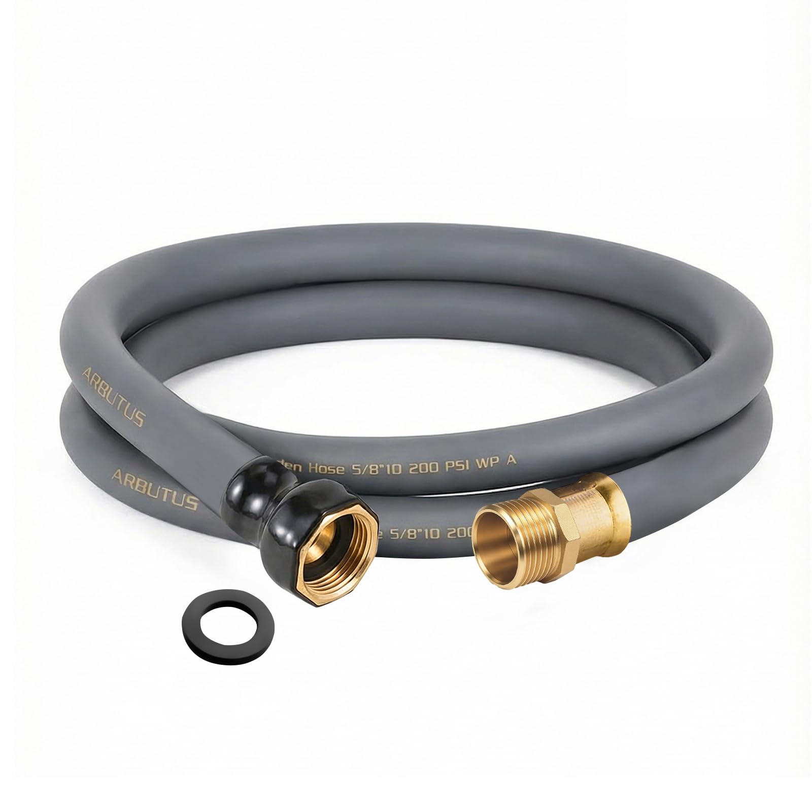 ARBUTUS garden hose with brass connectors offering durable, leak-free use.