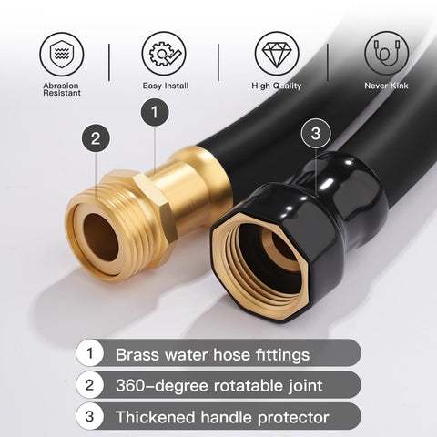 ARBUTUS solid brass fittings close-up showing corrosion resistance and secure seal