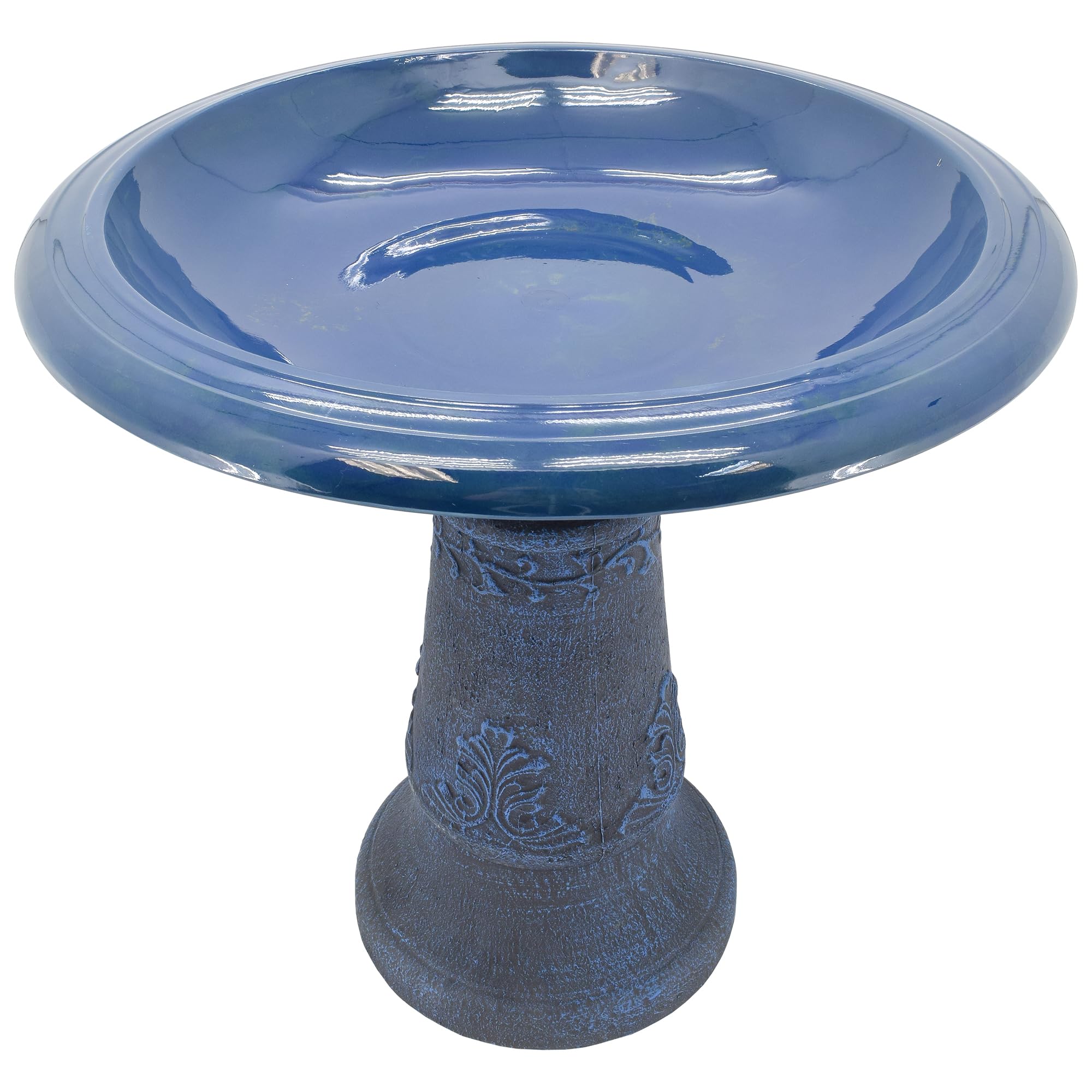 Arcadia Bird Bath water-capacity view, stable base for windy days