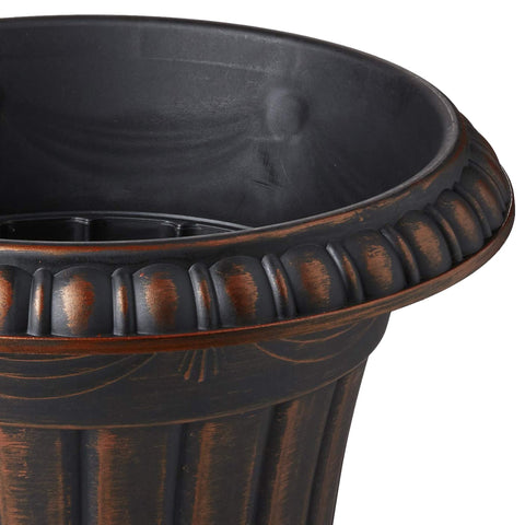 Arcadia urn interior space illustrates ample planting area for various pots