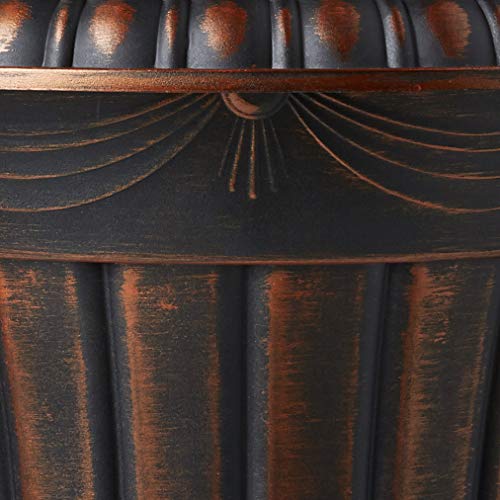 Arcadia PL00CP urn displayed on porch as an entryway focal point