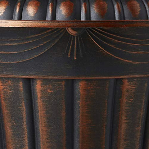 Arcadia PL00CP urn displayed on porch as an entryway focal point