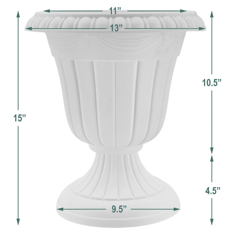 Arcadia PL10WW urn as entryway or garden display to elevate spaces.