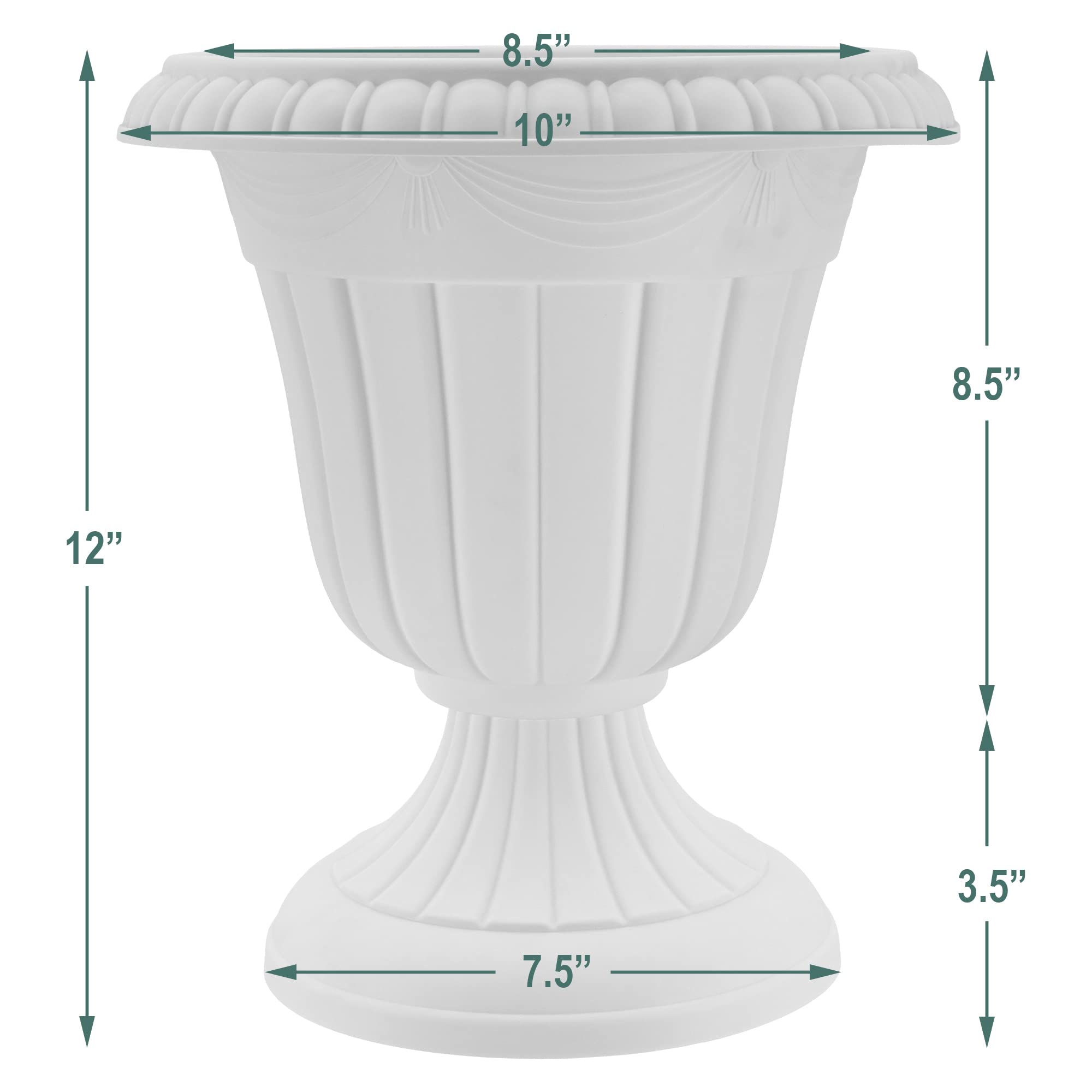 Arcadia PL20BK easy-assembly urn supports tool-free setup.