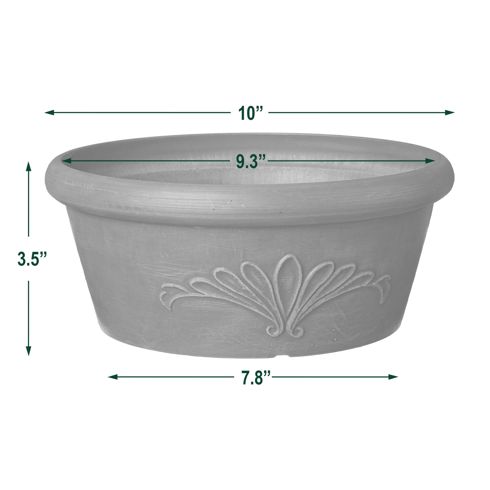 Arcadia Garden Products PSW bulb pan suited for fairy gardens and crafts
