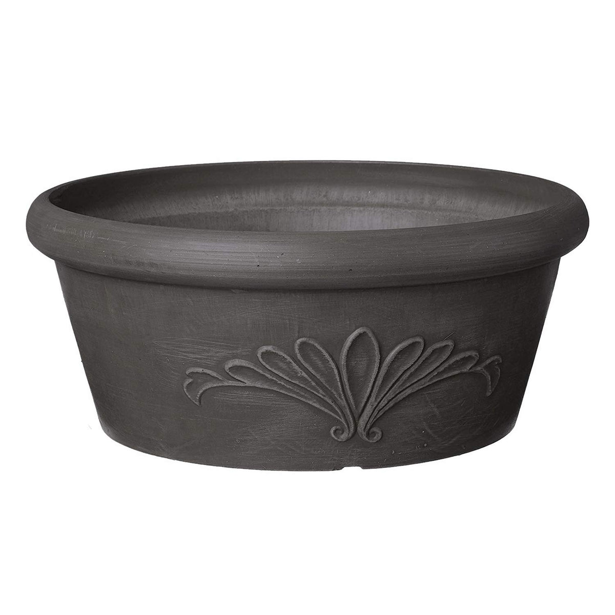 Arcadia PSW Pot TA30DC 12-inch drillable round planter for shallow-root plants and bulbs.