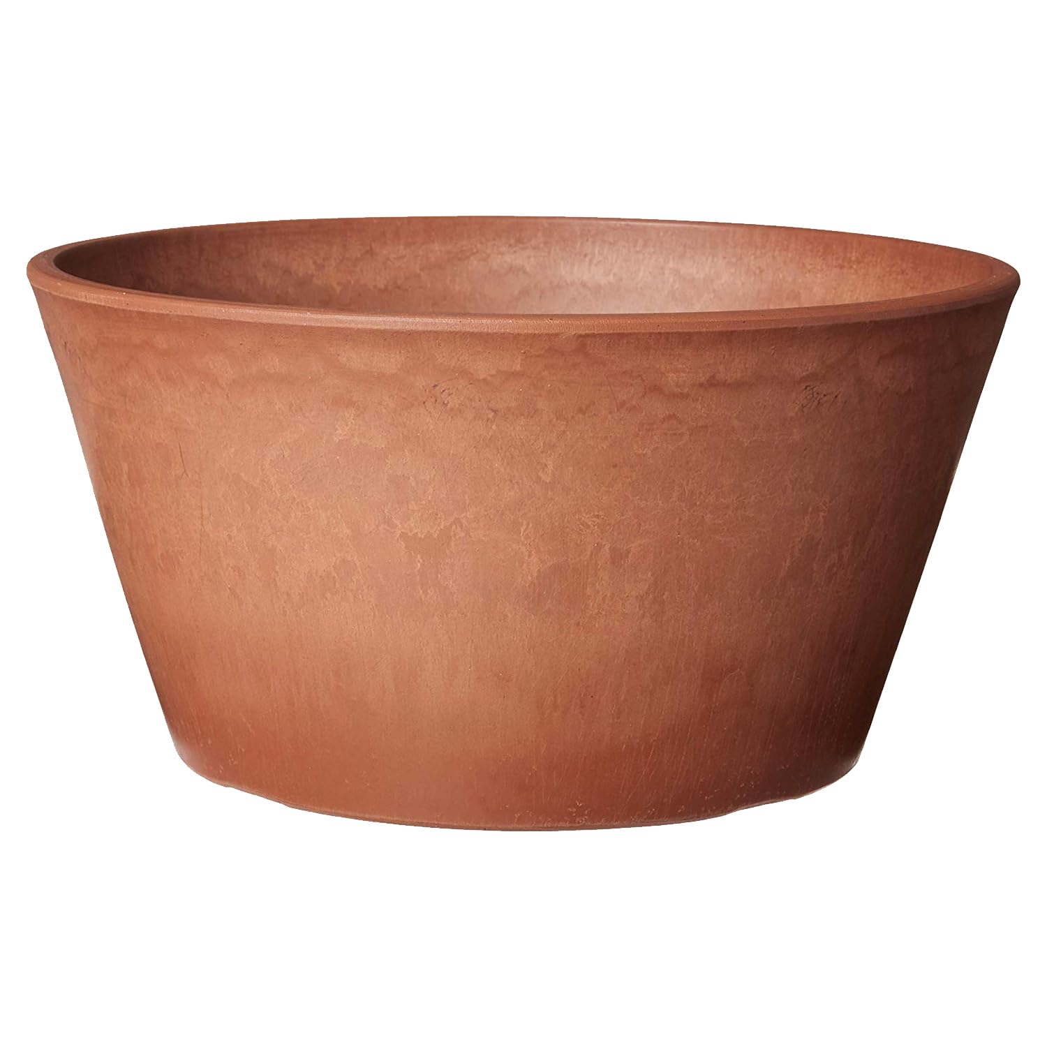 Arcadia PSW bulb pan 10-inch Terra Cotta side view shows a lightweight, versatile planter