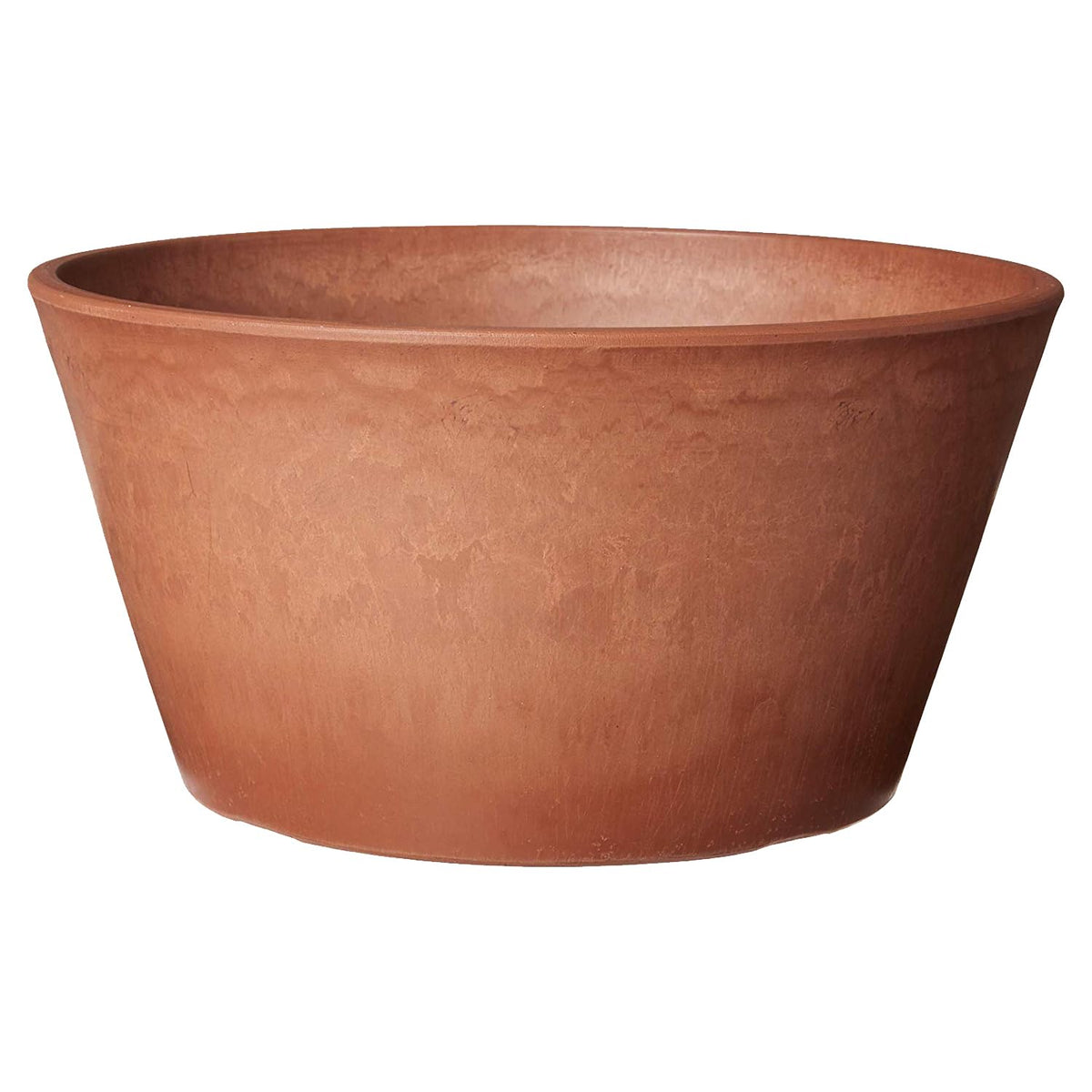 Arcadia PSW bulb pan 10-inch Terra Cotta side view shows a lightweight, versatile planter