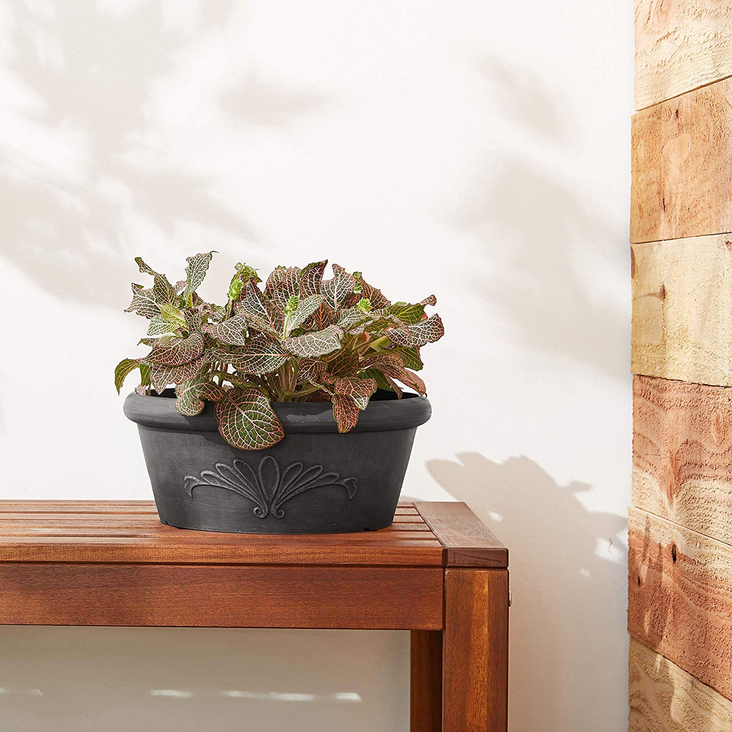 Arcadia PSW Pot highlighting outdoor, weather-resistant durability and UV resistance.