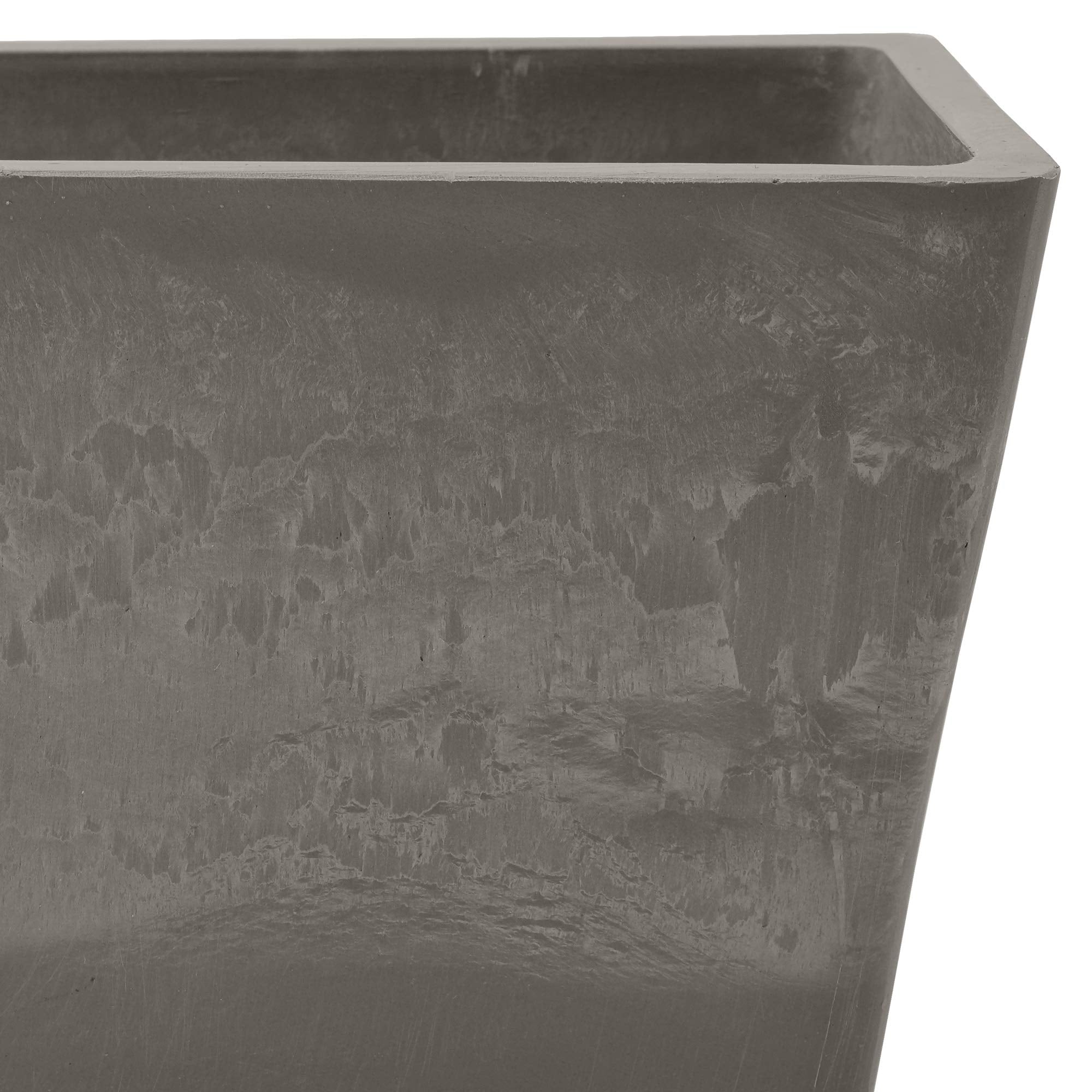 Arcadia PSW Simplicity Window Box outdoors with flowers and foliage for curb appeal.