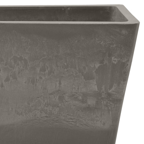 Arcadia PSW Simplicity Window Box outdoors with flowers and foliage for curb appeal.