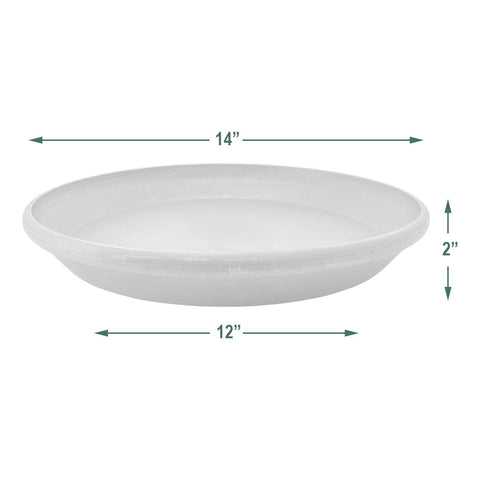 Arcadia PSW water tray under pot protects surfaces while allowing drainage.