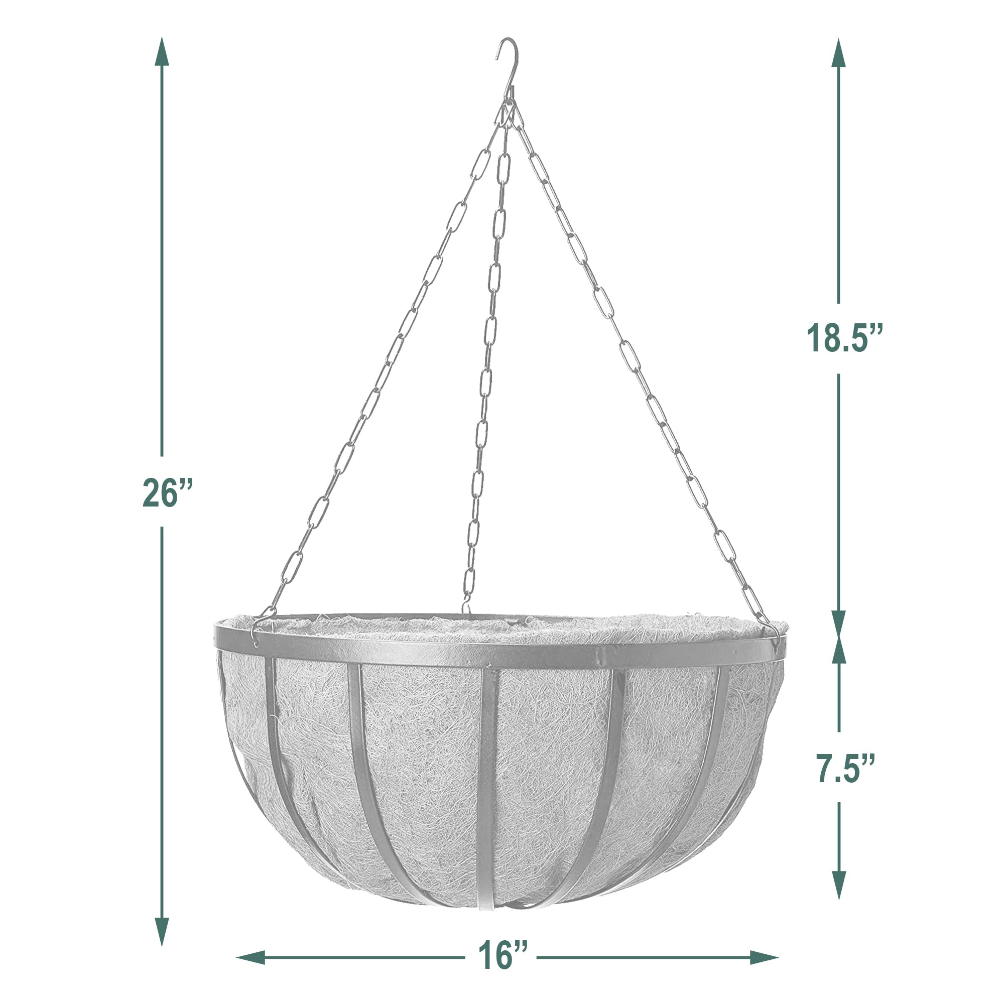 Arcadia Solstice basket liner replacement available for continued moisture management.