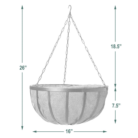 Arcadia Solstice basket liner replacement available for continued moisture management.