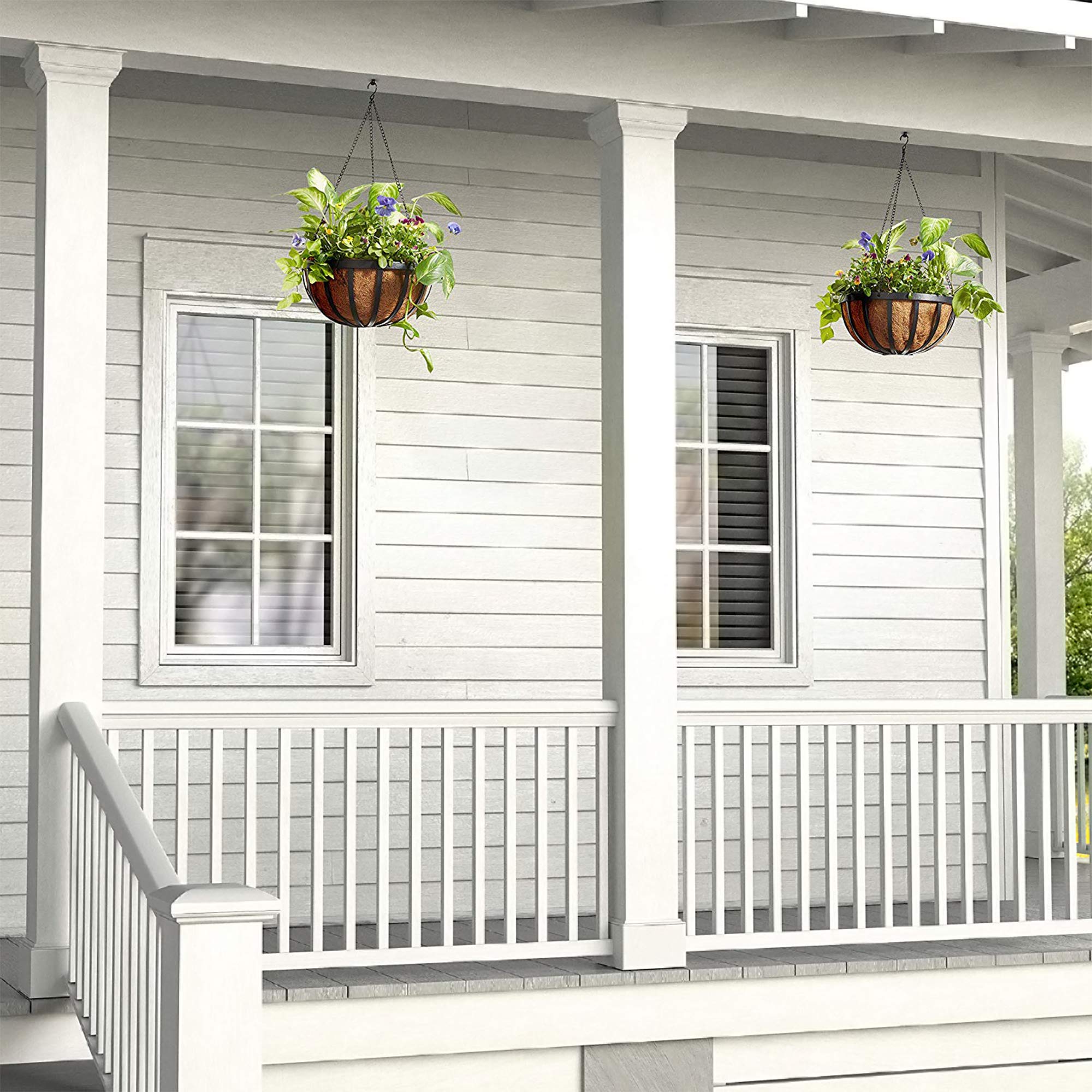 Arcadia Solstice planter in a sunny balcony setup demonstrates stylish outdoors.