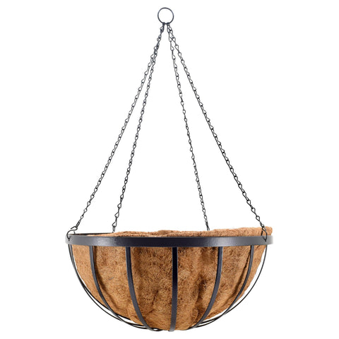 Arcadia Solstice coconut liner close-up showing moisture retention and drainage