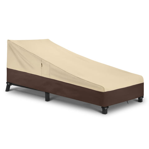 Arcedo chaise lounge cover top view protects outdoor furniture from rain and sun